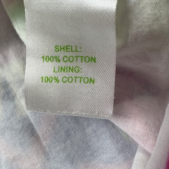 Lilly Pulitzer Women's Patchwork Strapless Cotton Dress Size 2 Summer, Preppy - Picture 5 of 10